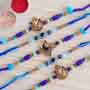 Set of 5 Auspicious Rakhi