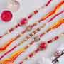 Set of Five Designer Rakhi