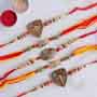 Five Rakhi Set of Designer Rakhi
