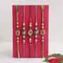Traditional Designer Rakhi Set of Five - Egypt