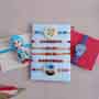 Kids Rakhi and Rudraksha Rakhi Set of Eight
