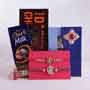 Set of 2 Ganesha Rakhi With Chocolates