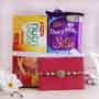 Traditional Rakhi With Biscuits and Chocolate