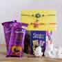 Two Rakhi Set With Chocolate Combo