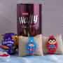 Two Superhero Kids Rakhi with Chocolates