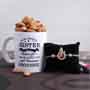Krishna Rakhi with Mug and Almonds