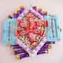 Set of Two Designer Rakhi Combo