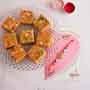 Peacock Rakhi with Besan Barfi Sweets