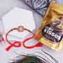 Golden Rakhi and Kisses Milk Chocolates