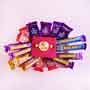 Fast Food Foodie Rakhi with Chocolates