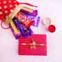 Little Krishna Rakhi with Chocolates