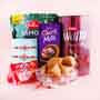 Two Designer Rakhi Snacks Hamper
