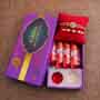 Two Designer Rakhi and Chocolates Signature Box