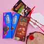 Set of 2 Rakhi with Chocolates