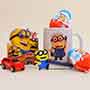 Minion Kids Rakhi with Minion Mug Card N Chocolates