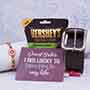 Rakhi with Men’s Belt N Chocolate Pack