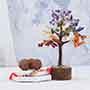 Designer Rakhi with Feng Shui Tree N Chocolates