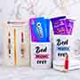 2 Rakhi with Best Ever Bhaiya Bhabhi Mugs Gift Combo