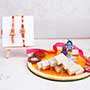 Kids Rakhi N Bhaiya Bhabhi Rakhi with Kaju Katli