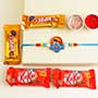 Superman Rakhi for Kids with Chocolates