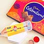 Ganesha Rakhi for Kids with Chocolates