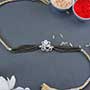 Ganesha Silver Rakhi
