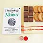 Golden Rakhi N Beaded Rakhi with Cookies Gift Hamper