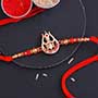 Auspicious Golden Mahadev Rakhi for bro