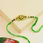 Designer Green Om Rakhi