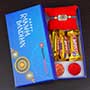 Beaded Designer Rakhi with Chocolates