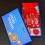 Beaded Rudraksha Rakhi with Chocolates