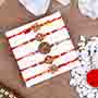 Set of 5 Spiritual Rakhis for Brother