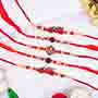 3 Devotional Rakhi and 2 Kids Rakhi