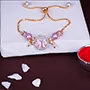 Pink Butterfly Bliss Lumba Rakhi