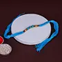 Royal Blue and Golden Designer Rakhi