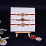 Set of 3 Om and Ganesha Rakhi for Brother