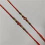 Mauli Thread Paired With Beautiful Pearls Rakhi (Pack of 2)