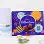 Stone Stud Rakhi and Lumba Rakhi with Cadbury Celebration