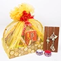 Bhai-Bhabhi Rakhi with Gift Basket Hamper