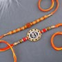 AD Ek Onkar Rakhi N Rudraksha Rakhi Set to Fiji