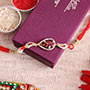 Enticing AD Stone Rakhi