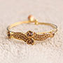 Golden Finish Bracelet Lumba Rakhi