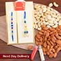Evil Eye Bhai Rakhi N Lumba Rakhi with Dry Fruits Gift Hamper Next Day Delivery