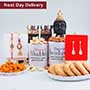Alluring Couples Rakhi with Buddha Statue Gift Pack Next Day Delivery