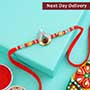 AD Rudraksha Rakhi for brother Next Day Delivery