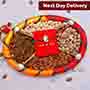 Dryfruit Platter 4 Brothers  Next Day Delivery