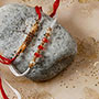 Beaded Bhaiya Rakhi Set