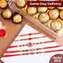 Set of 5 Rakhi with Ferrero Rocher Same Day Delivery In Delhi NCR