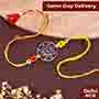 925 Sterling Silver Stylish Mandala Rakhi Same Day Delivery In Delhi NCR