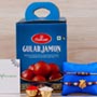 Raksha Bandhan Hamper Gulab Jamun Tin And Rakhis